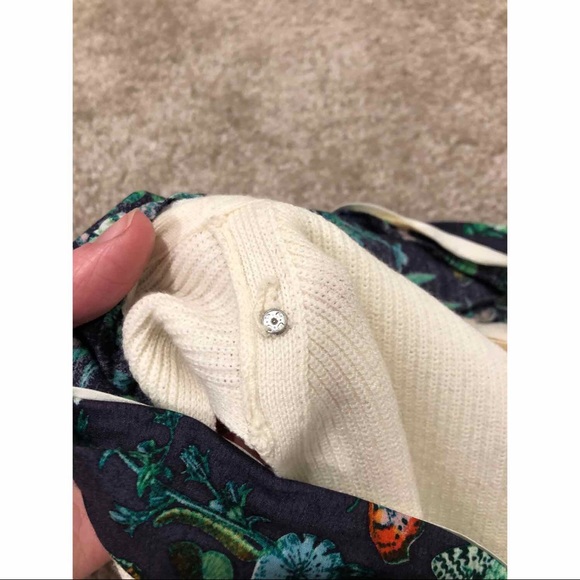 Anthropologie Moth Scarf Tie Sweater Tank - Picture 6 of 6